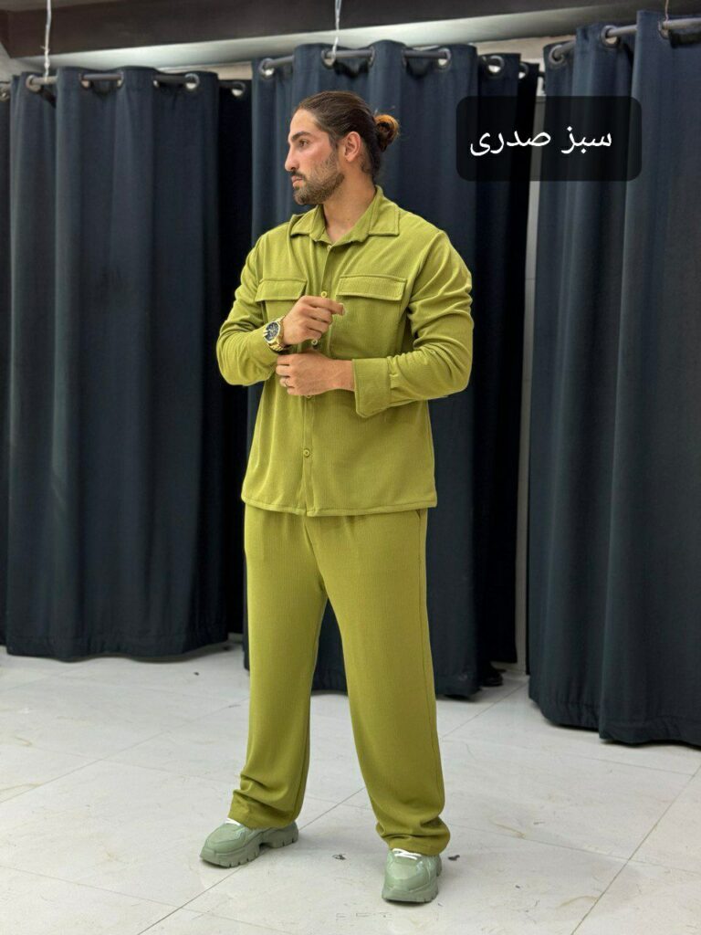 ست پیراهن شلوار دو جیب مراکشی
