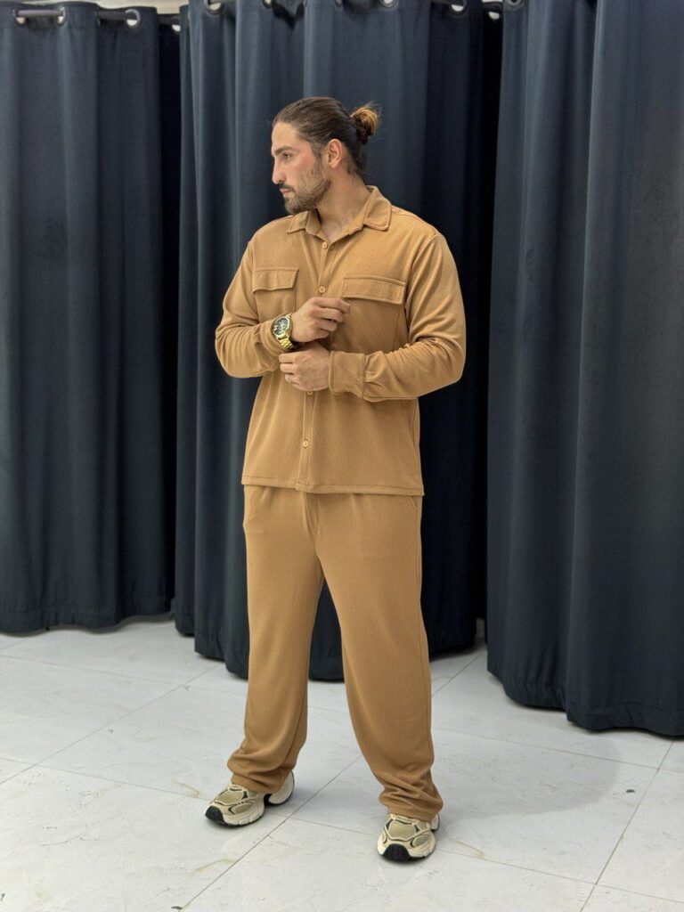 ست پیراهن شلوار دو جیب مراکشی