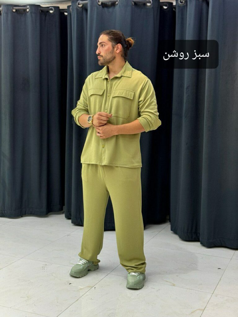 ست پیراهن شلوار دو جیب مراکشی