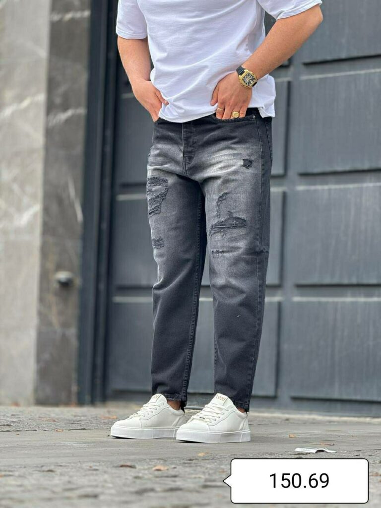 شلوار مام فیت پارچه ترک کد 8 - 4015