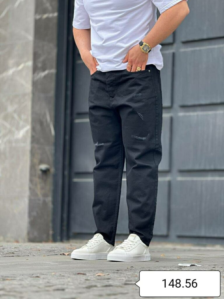 شلوار مام فیت پارچه ترک کد 8 - 4015