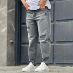 شلوار مام فیت پارچه ترک کد 8 - 4015