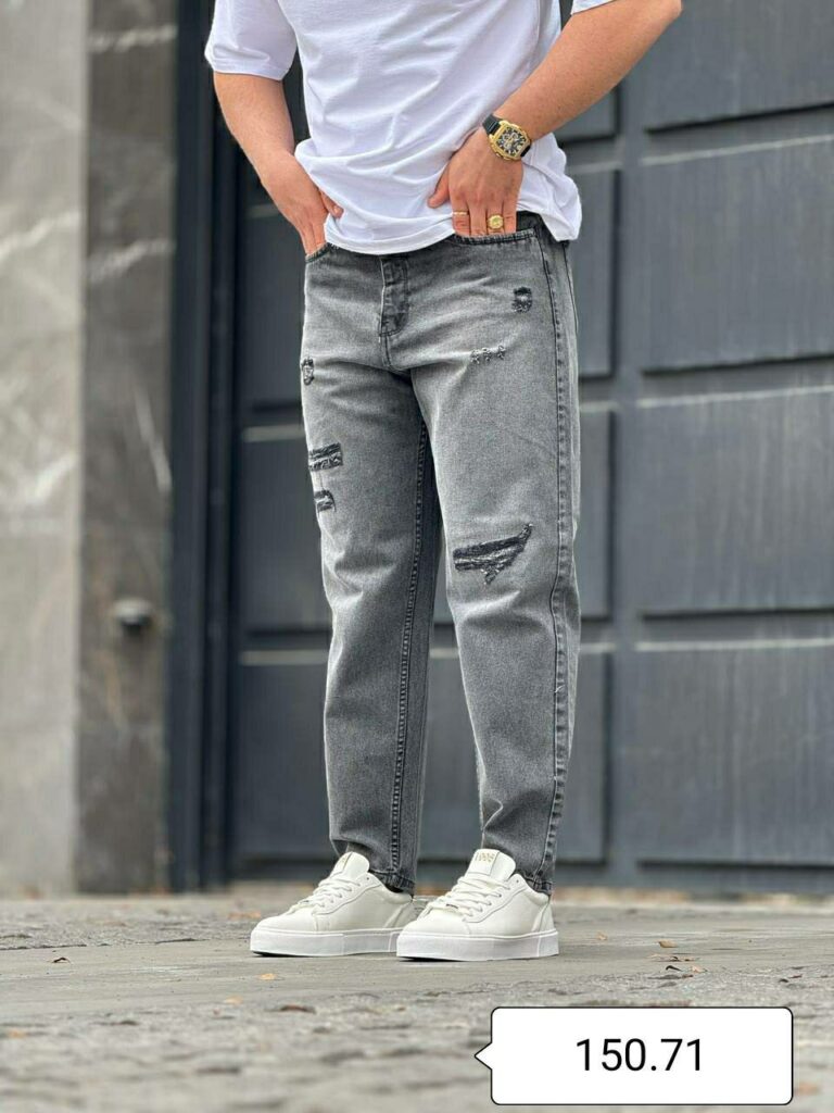 شلوار مام فیت پارچه ترک کد 8 - 4015