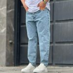 شلوار مام فیت پارچه ترک کد 8 - 4015