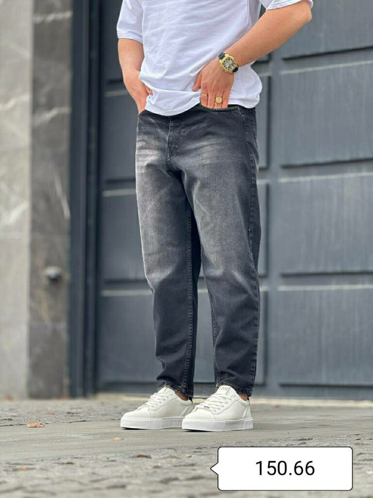 شلوار مام فیت پارچه ترک کد 8 - 4015