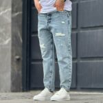 شلوار مام فیت پارچه ترک کد 8 - 4015