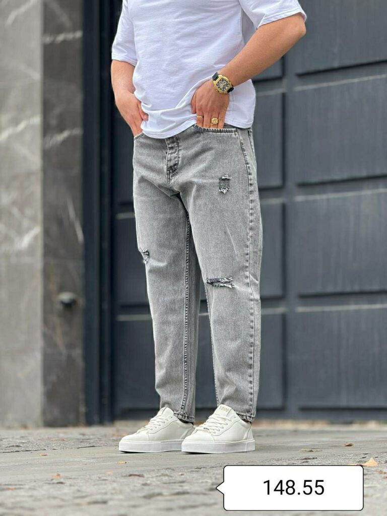 شلوار مام فیت پارچه ترک کد 8 - 4015