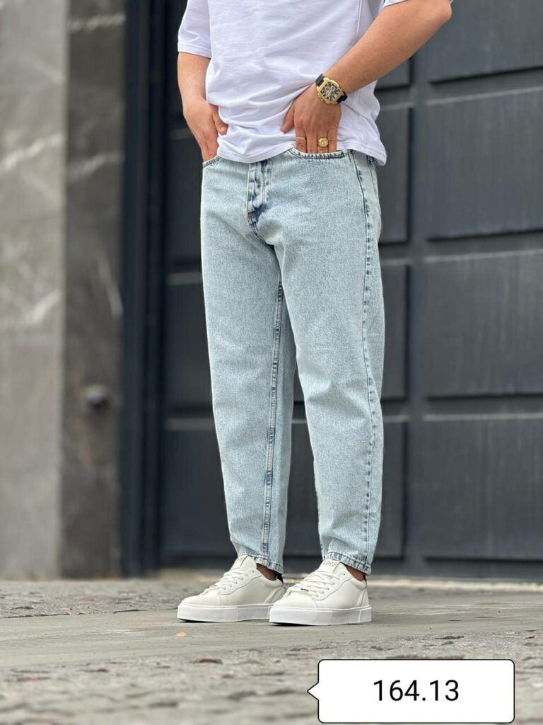 شلوار مام فیت پارچه ترک کد 8 - 4015