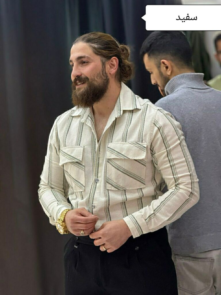 پیراهن کنفی تمام نخ شست خورده کد 2