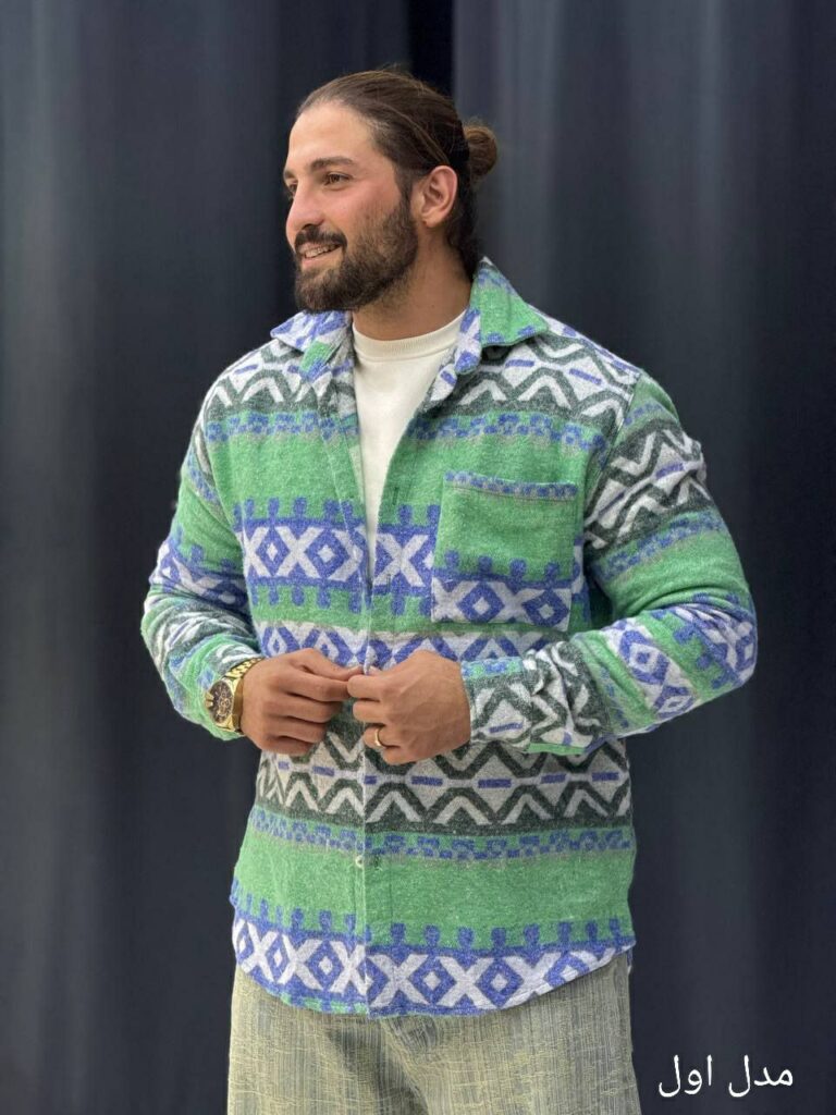 پیراهن پشمی موهر دار 3116