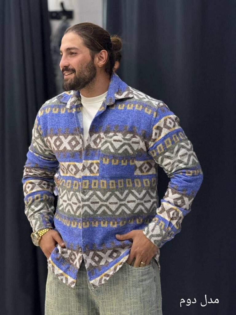 پیراهن پشمی موهر دار 3116