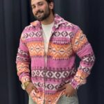 پیراهن پشمی موهر دار 3116