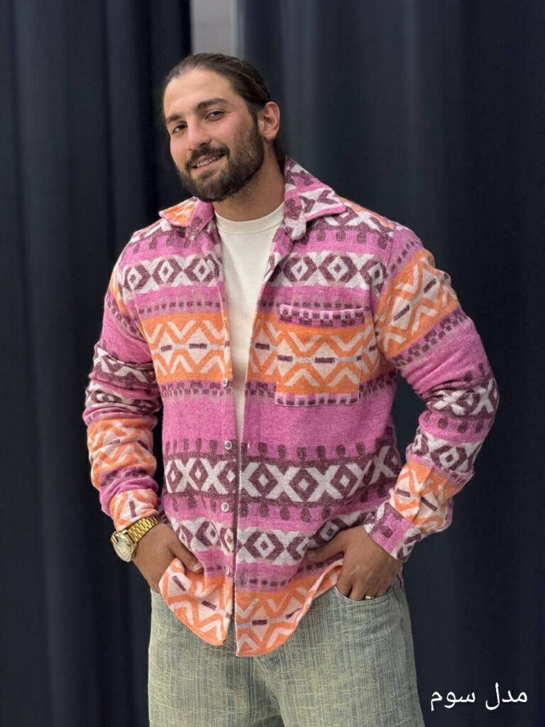 پیراهن پشمی موهر دار 3116