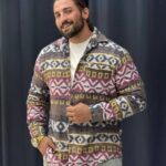 پیراهن پشمی موهر دار 3116