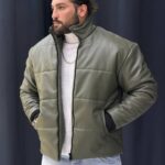 کاپشن چرم وارداتی 7009