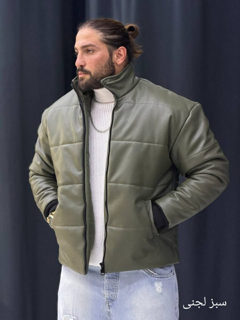 کاپشن چرم وارداتی 7009