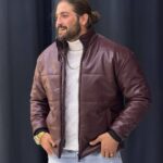 کاپشن چرم وارداتی 7009