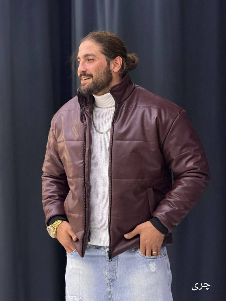 کاپشن چرم وارداتی 7009