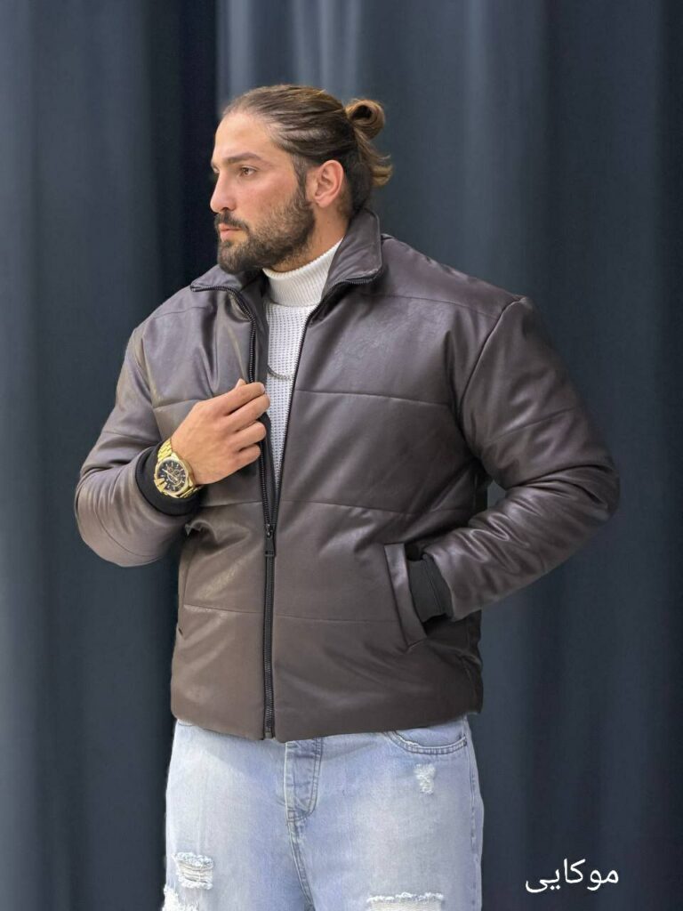 کاپشن چرم وارداتی 7009