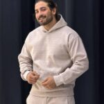 ست هودی و شلوار پارچه فوتر 1041