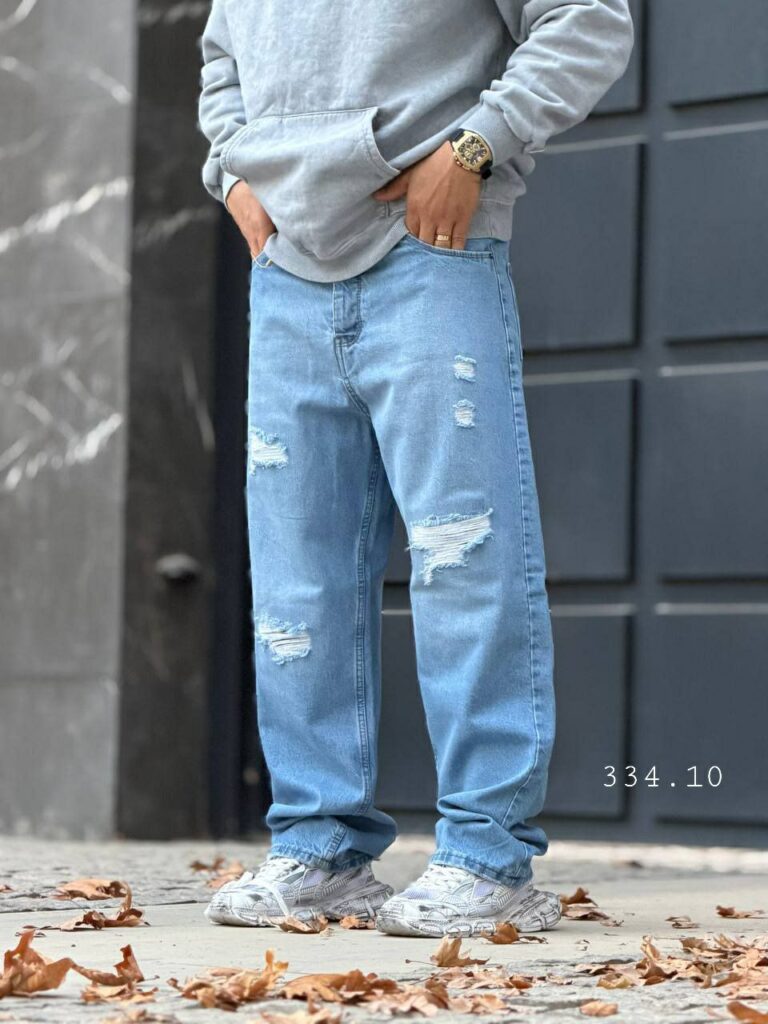 شلوار بگ پارچه ترک 4022