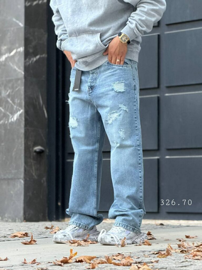 شلوار بگ پارچه ترک 4022