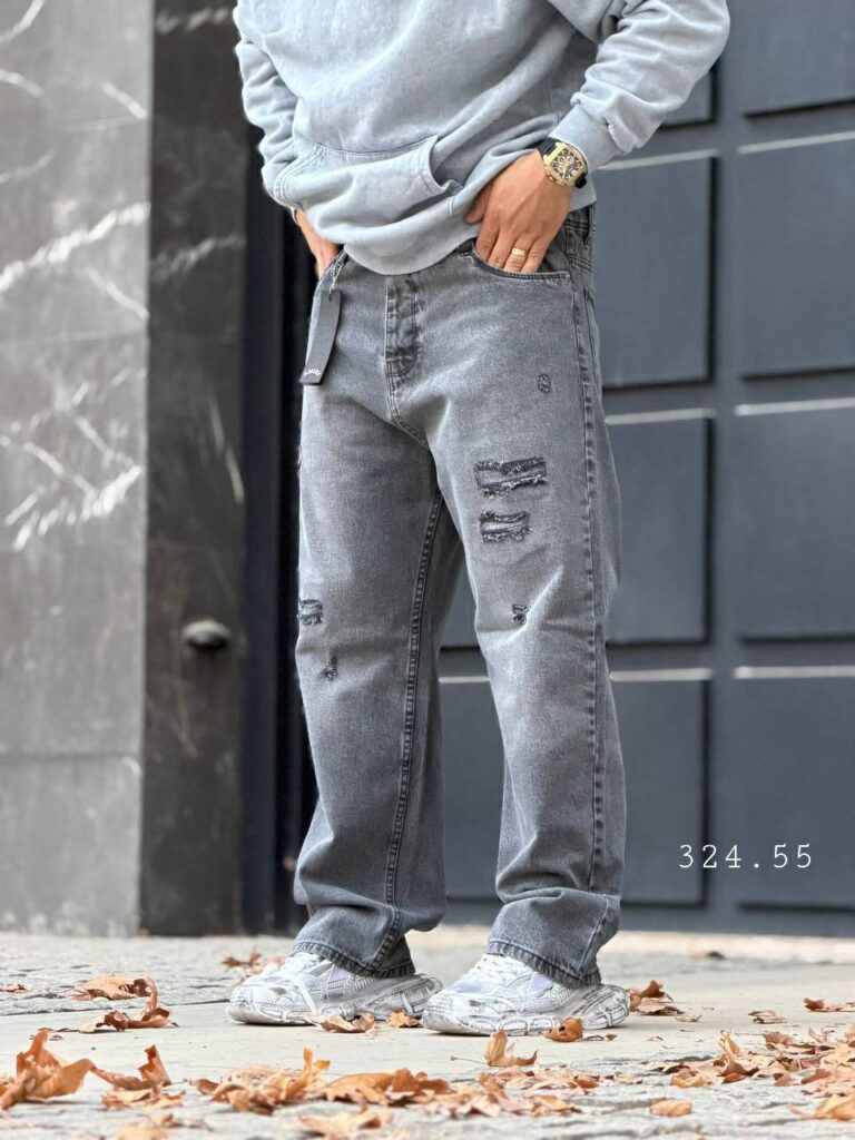 شلوار بگ پارچه ترک 4022