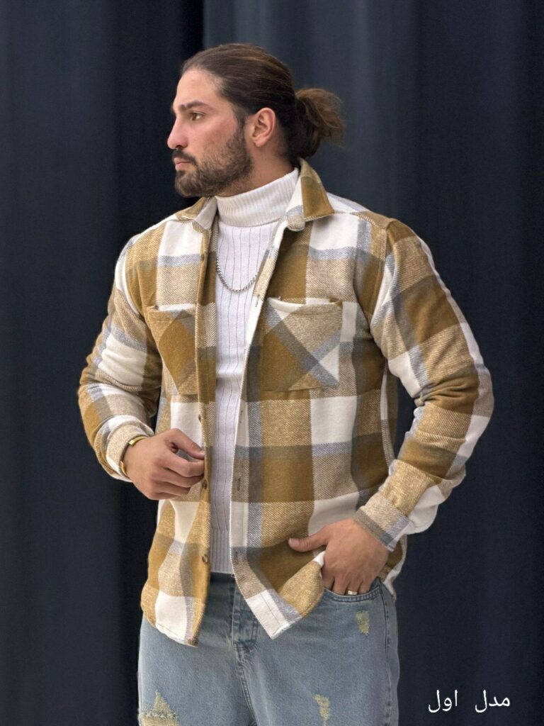 پیراهن پشمی پارچه ترک 3120
