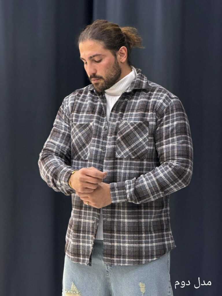 پیراهن پشمی پارچه ترک 3120