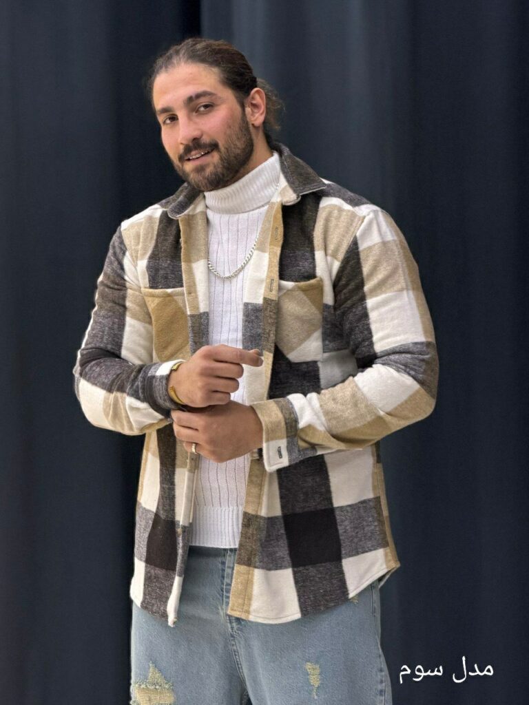 پیراهن پشمی پارچه ترک 3120