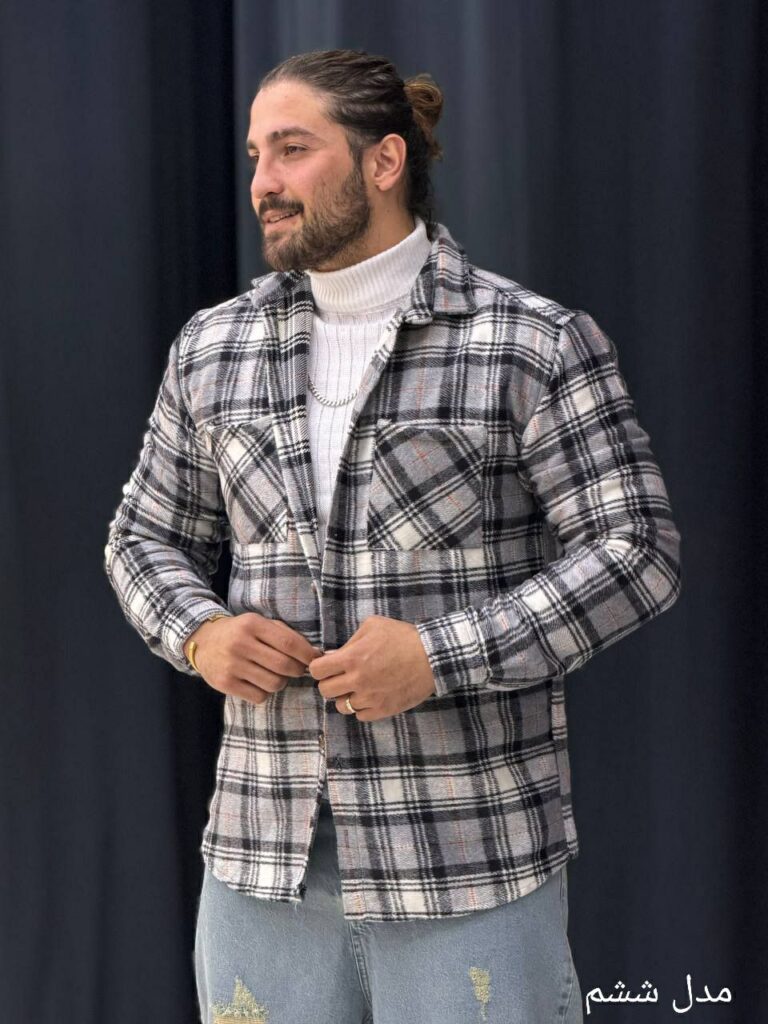 پیراهن پشمی پارچه ترک 3120