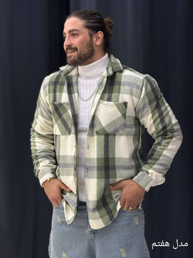 پیراهن پشمی پارچه ترک 3120