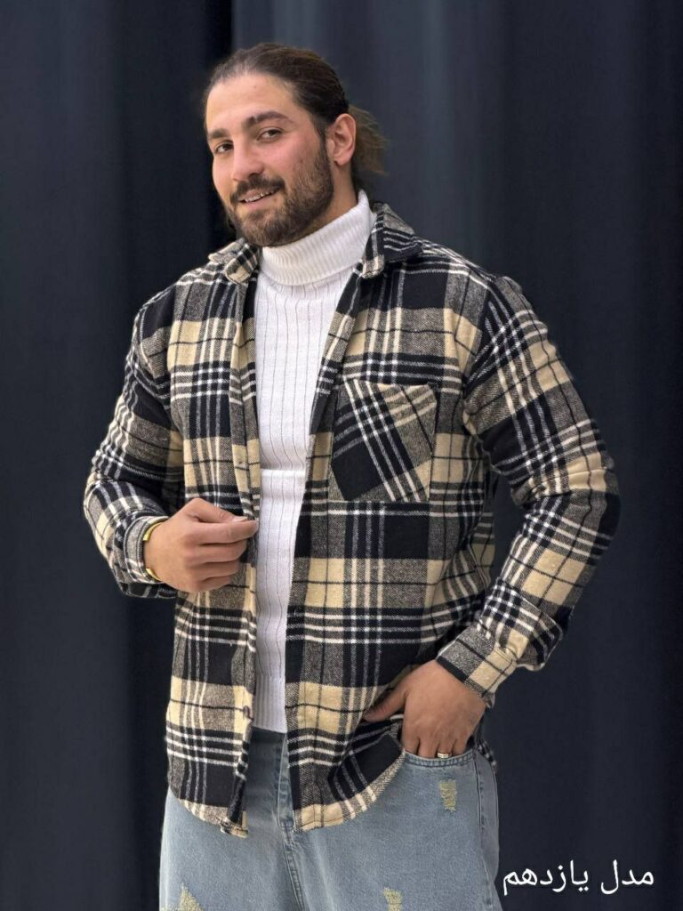 پیراهن پشمی پارچه ترک 3120