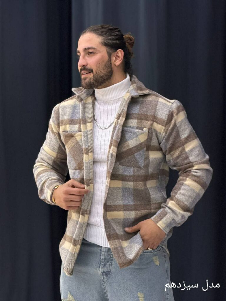 پیراهن پشمی پارچه ترک 3120