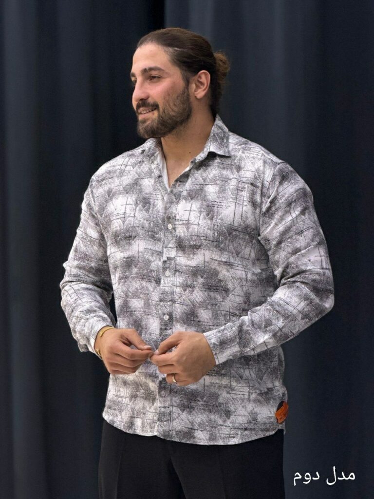 پیراهن کنفی پارچه ترک 3109