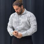 پیراهن کنفی پارچه ترک 3109