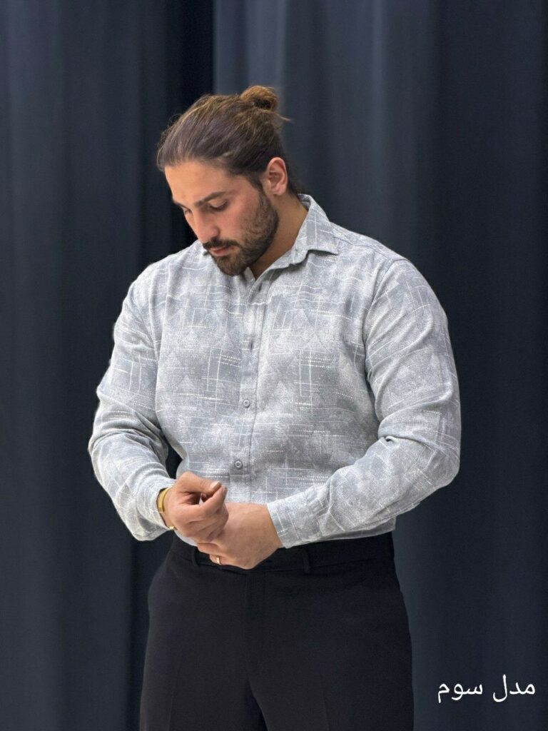 پیراهن کنفی پارچه ترک 3109