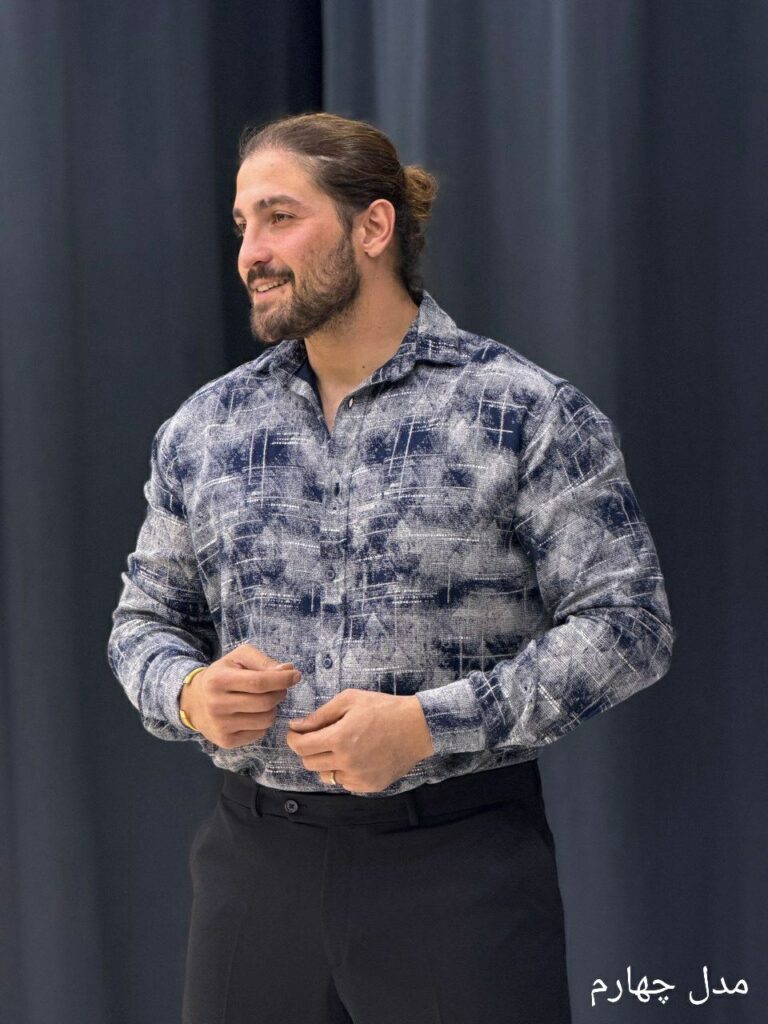 پیراهن کنفی پارچه ترک 3109