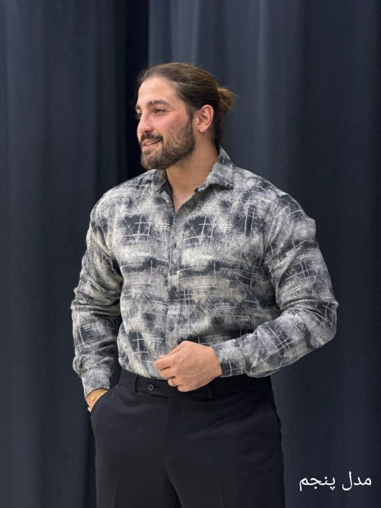 پیراهن کنفی پارچه ترک 3109