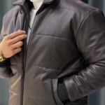 کاپشن چرم وارداتی 7009