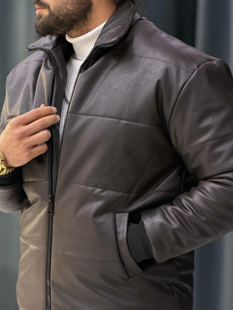 کاپشن چرم وارداتی 7009