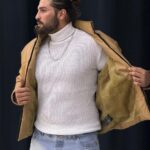 کاپشن چرم وارداتی 7009