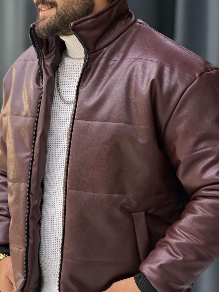 کاپشن چرم وارداتی 7009