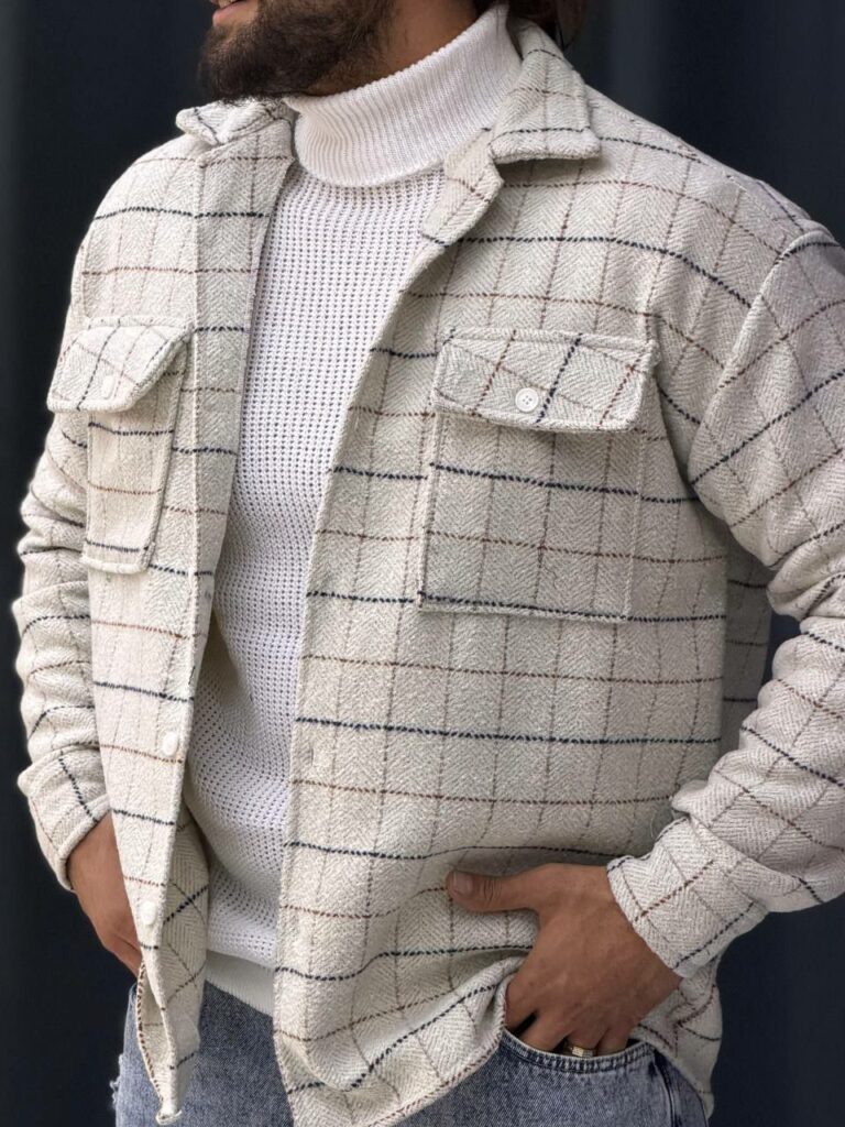 کت پشمی موهردار 3108