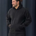 ست هودی و شلوار پارچه فوتر 1041