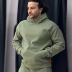 ست هودی و شلوار پارچه فوتر 1041