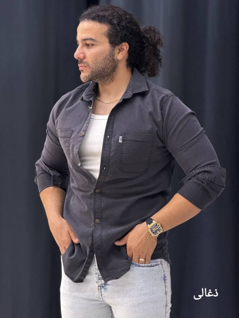 پیراهن جین پر3094