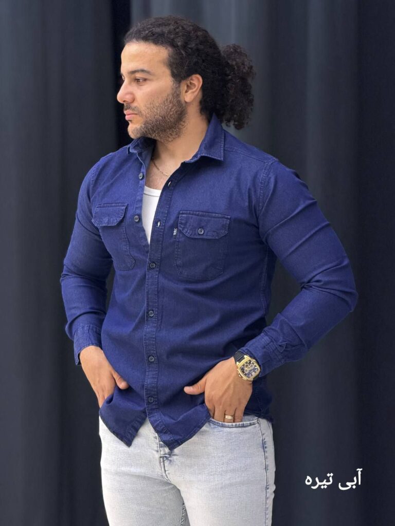پیراهن جین پر3094