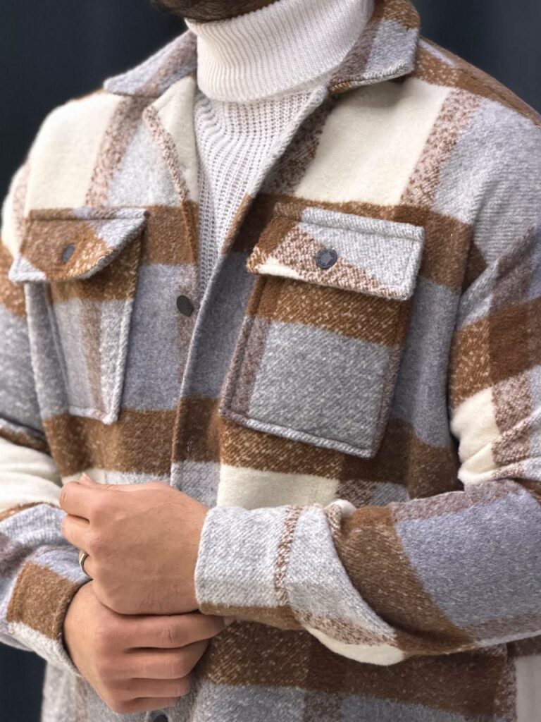 کت پشمی موهردار 3108