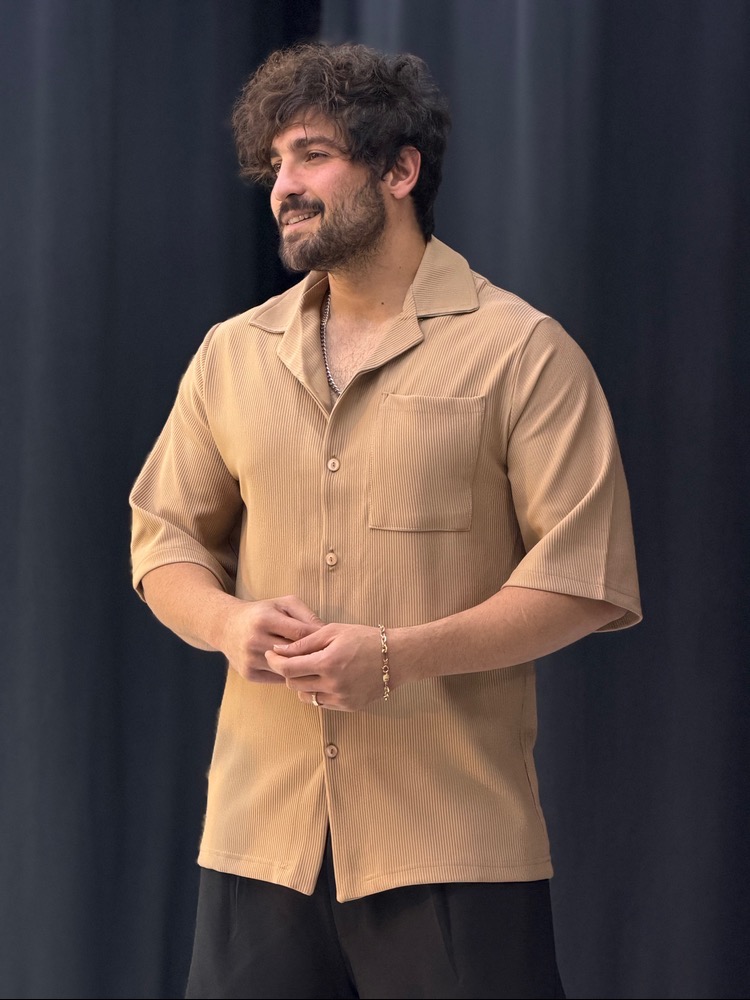 پیراهن پارچه میله ای ترک